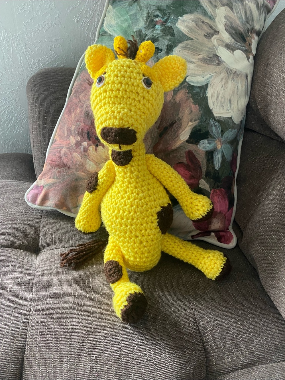 Handmade Crochet Giraffe Plush